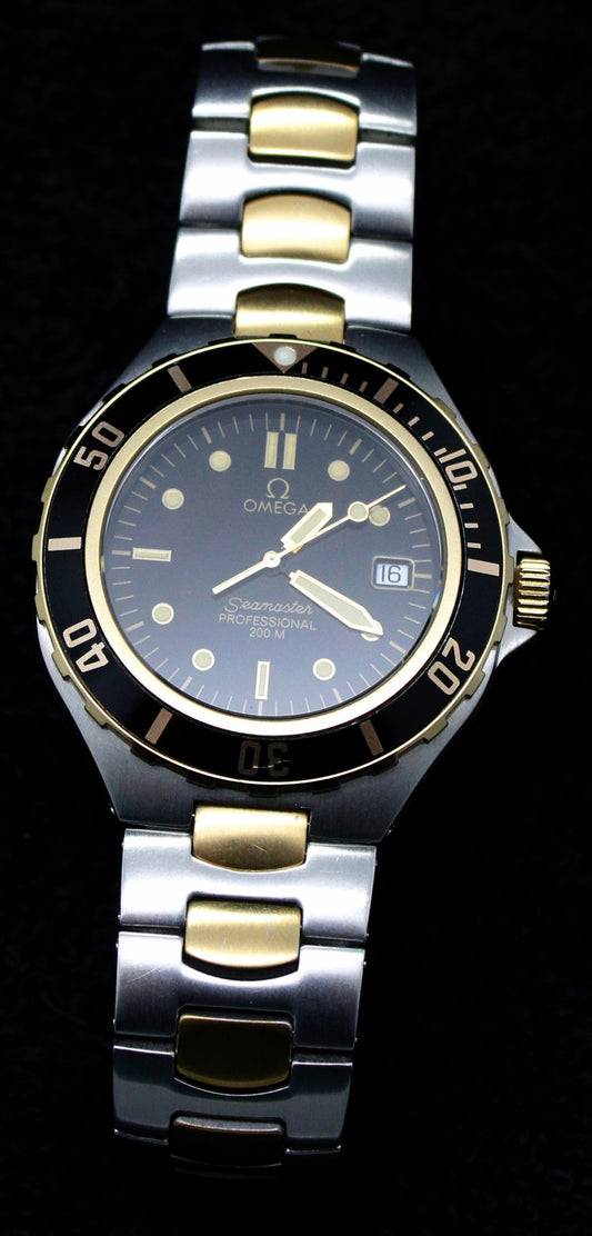 Vintage Omega Seamaster Professional 200m Prebond Twotone Dial  Swiss Watch